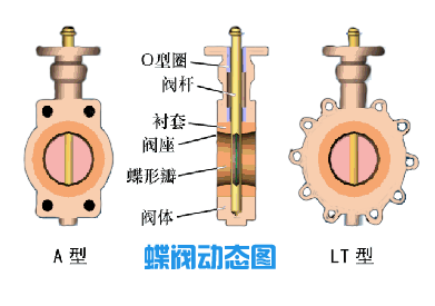 蝶阀结构图及原理开云体育 开云平台(图2)